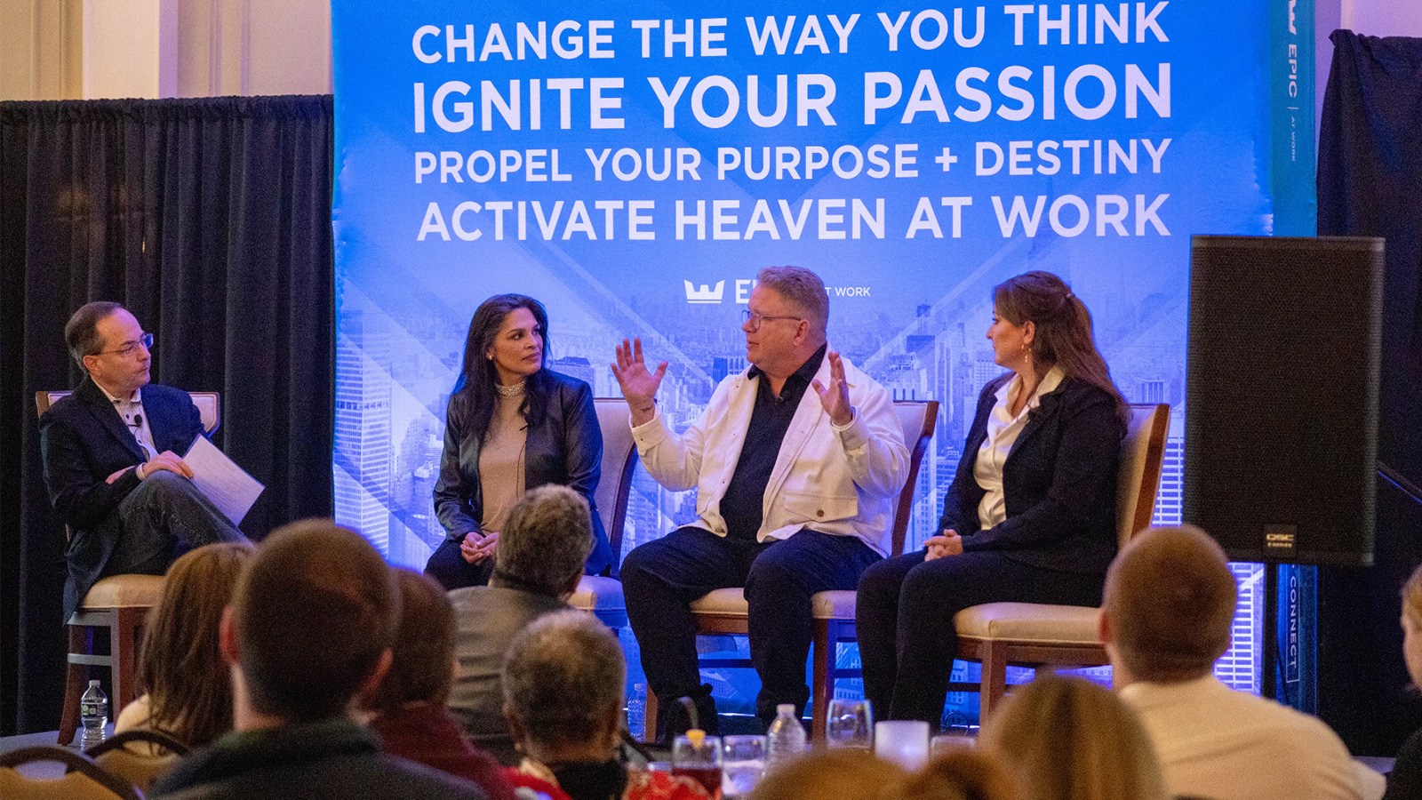 Stephen O’Quinn, Monica Perez Burnett, Laura Stavlas and Kevin White